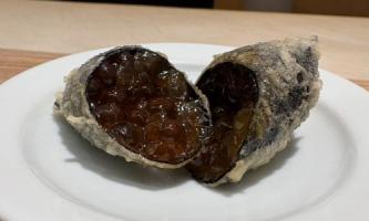 【秋の極み】海苔と味わい引き立つ筋子の天ぷら