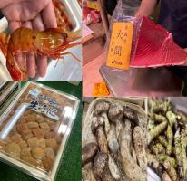 河岸で出会える食材たち🦐🐟