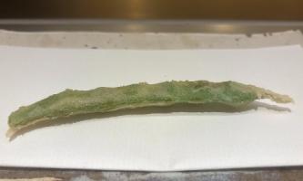 【秋の伝統野菜】鮮やかな緑へ変わる、秋縞インゲン🍤