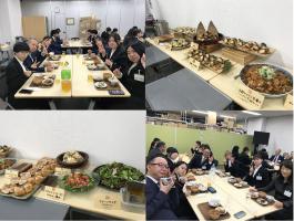 入社式後の懇親会♪