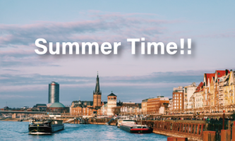 夏は22時頃まで明るい！？みんな大好きサマータイム🇩🇪