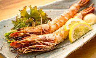 天然大海老の塩焼き