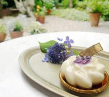 紫陽花のケーキ