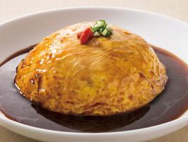 卵と黒酢の相性が抜群　『黒酢の天津飯』