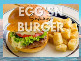 エッグスンシングスのハンバーガー☆🍔