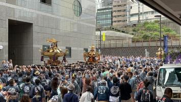 お神輿を担がせていただきました！（神田祭の裏側🎉）