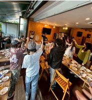 会社説明会は楽しく、美味しく✨